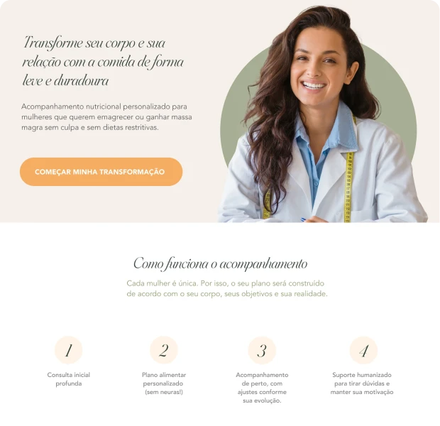 Portfolio - Nutricionista